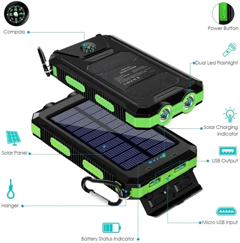 Solar Power Portable Charger