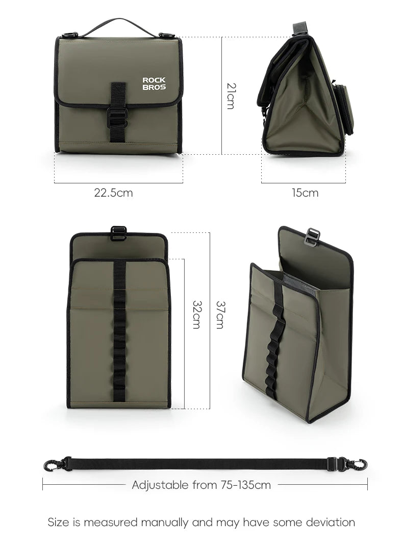 Multi Functional Foldable Bike Handlebar Bag